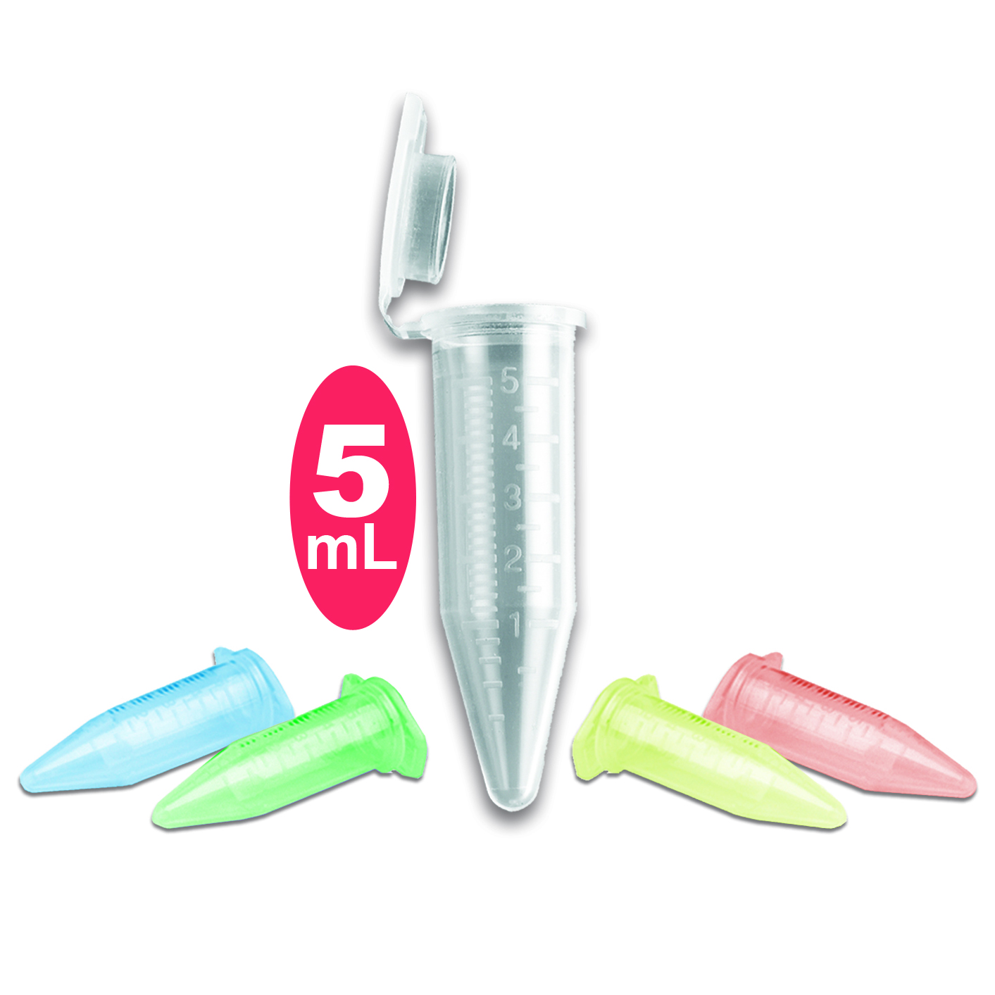 5mL MacroTubes,5mL SnapCap MacroTube Green, 200/PK