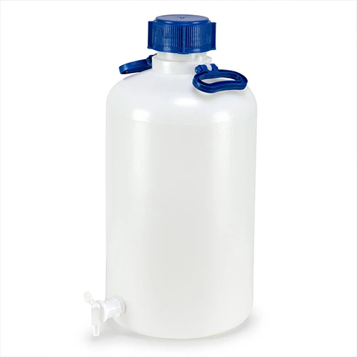 Carboy with Spigot, HDPE, Heavy-Duty, 5 Liter