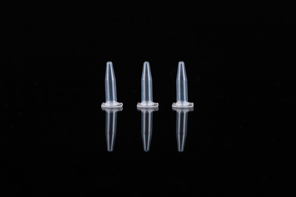 0.6ml Microcentrifuge Tube, Clear, Sterile, Conical, Lock Cap, 50/bag, 75