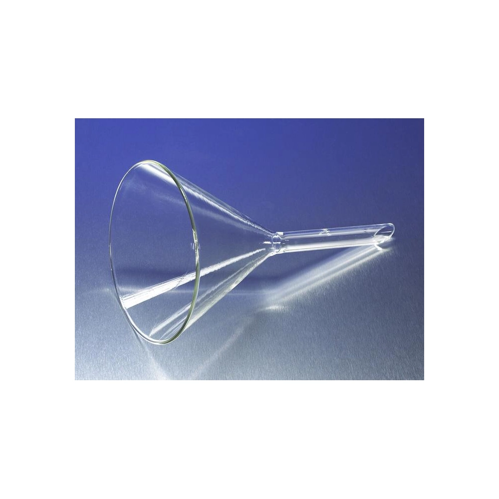 PYREX Plain 147mm Diameter 60 Angle Funnel with Long Wide Stem