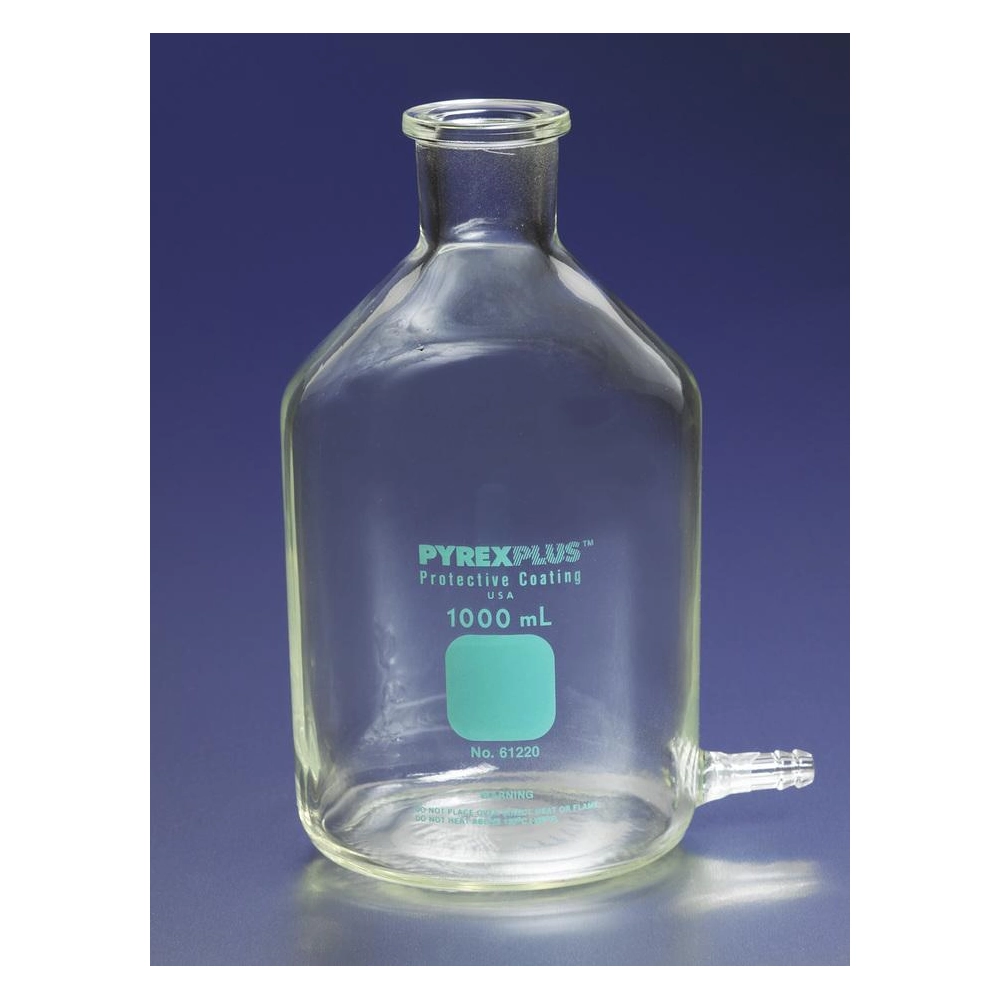 PYREXPLUS Coated 4L Aspirator Bottle with Bottom Sidearm