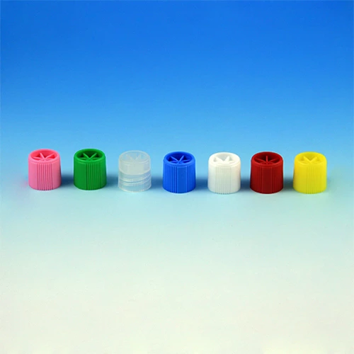 Screw Cap, for Sample Tubes with External Threads (g's: 6030-6059), Blue