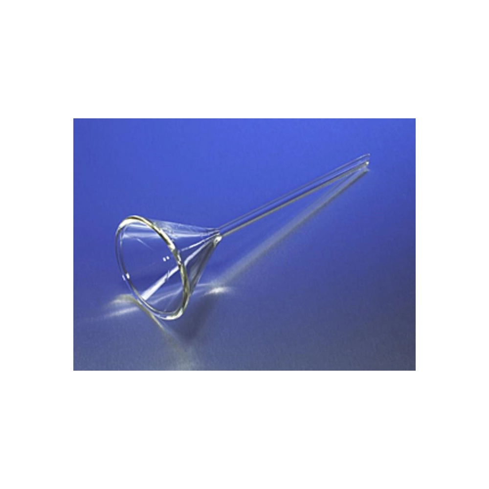 PYREX Plain 65mm Diameter 60 Angle Funnel with Long Narrow Stem
