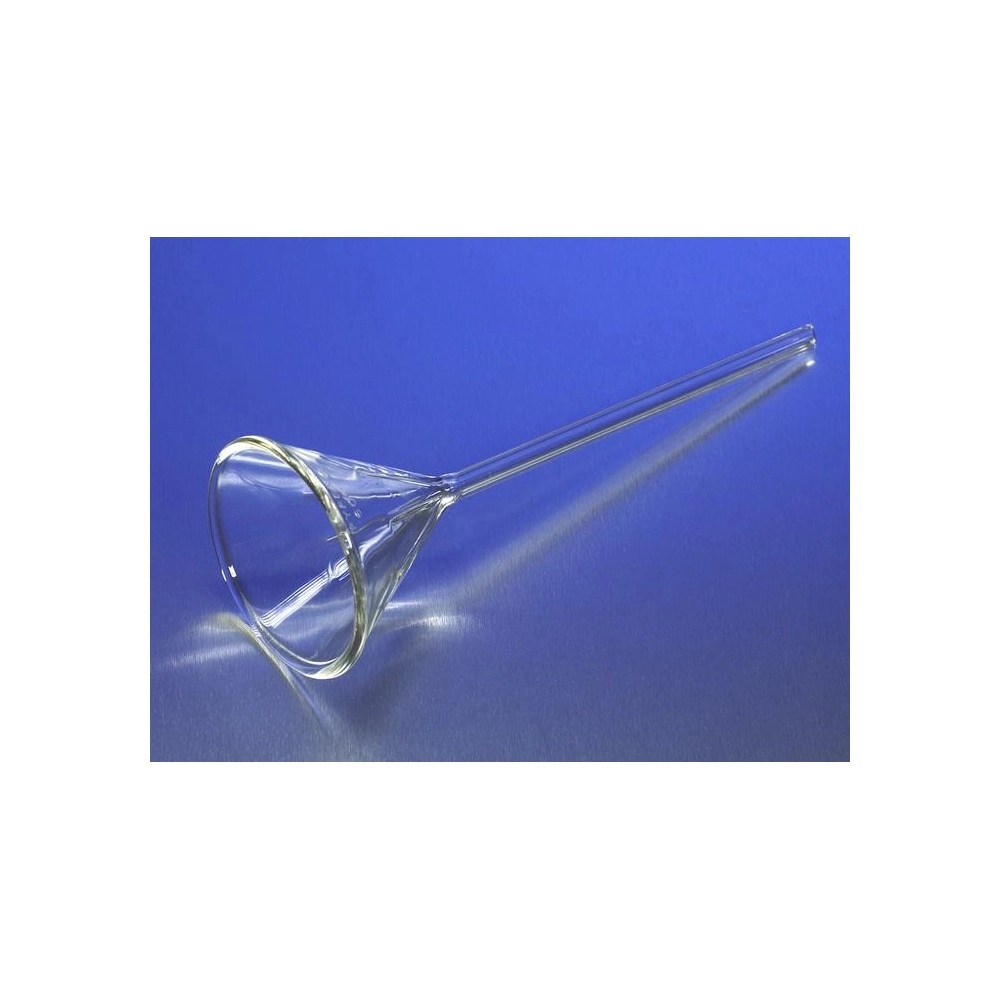 PYREX 65mm Diameter 60 Angle Fluted Funnel with Long Stem