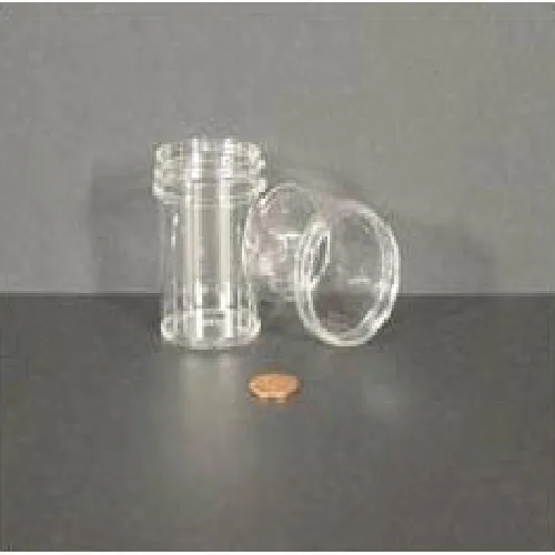 Jar, Wide Mouth, 60mL (2oz), PS, 48mm Opening, 1 5/8 x 2 5/16"   (Screw Cap Packaged Separately)