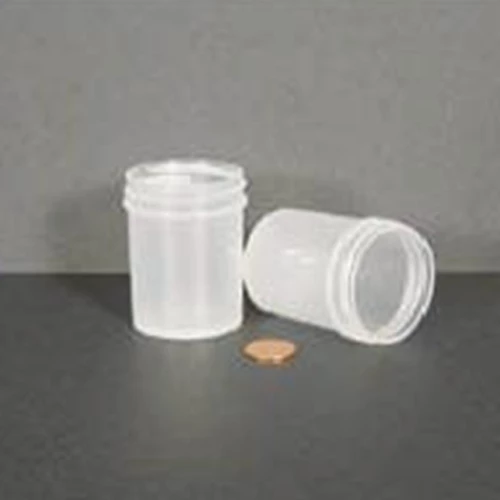 Jar, Wide Mouth, 60mL (2oz), PP, 48mm Opening, 1 5/8 x 2 5/16"   (Screw Cap Packaged Separately)
