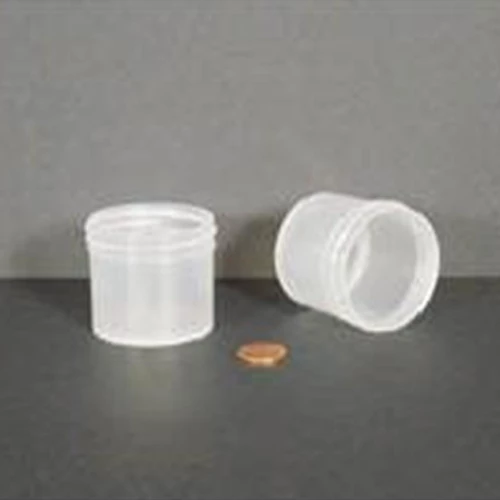 Jar, Wide Mouth, 60mL (2oz), PP, 53mm Opening, 1 13/16 x 1 11/16" (Screw Cap Packaged Separately)