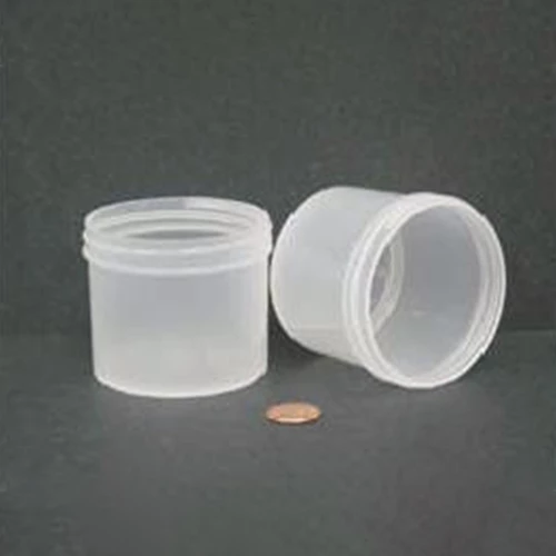 Jar, Wide Mouth, 120mL (4oz), PP, 70mm Opening, 2 7/16 x 2 3/16"   (Screw Cap Packaged Separately)