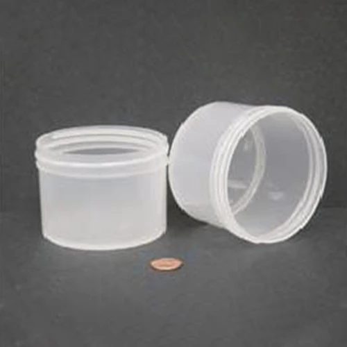 Jar, Wide Mouth, 240mL (8oz), PP, 89mm Opening, 3 3/16 x 2 3/8"   (Screw Cap Packaged Separately)