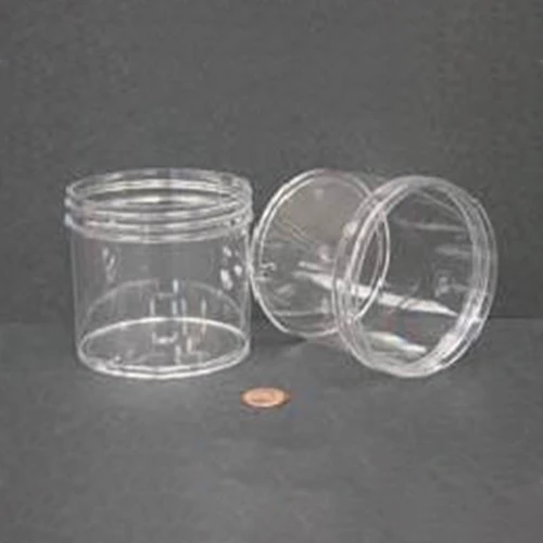 Jar, Wide Mouth, 360mL (12oz), PS, 89mm Opening, 3 3/16 x 3" (Screw Cap Packaged Separately)