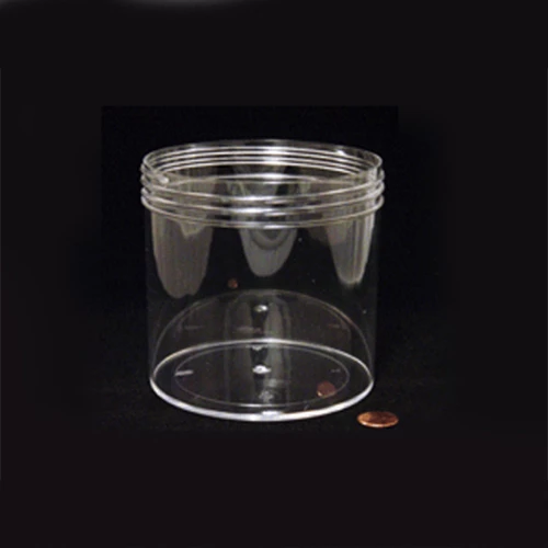 Jar, Wide Mouth, 960mL (32oz), PS, 120mm Opening, 4 3/8 x 3 3/4"   (Screw Cap Packaged Separately)