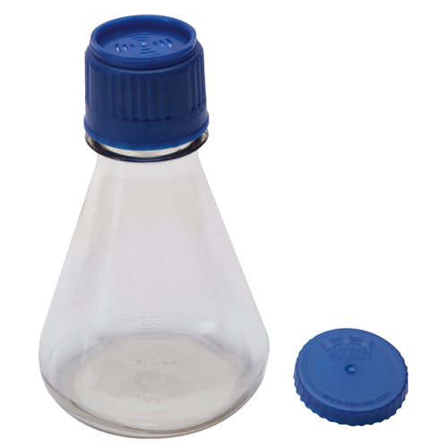 Flask Erlenmeyer Sterile Flat, PC 250mL, 12/PK