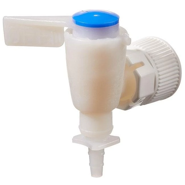 Quick-Action Spigot ETFE fits 1-1/8" spigot boss for fluorinated carboys 1-1/8 inch