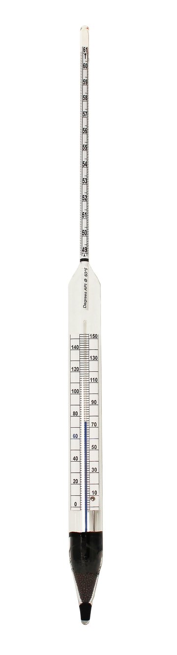 API ASTM Hydrometer Sub Div with Thermometer Sub Div ASTM 52H Sub Div API