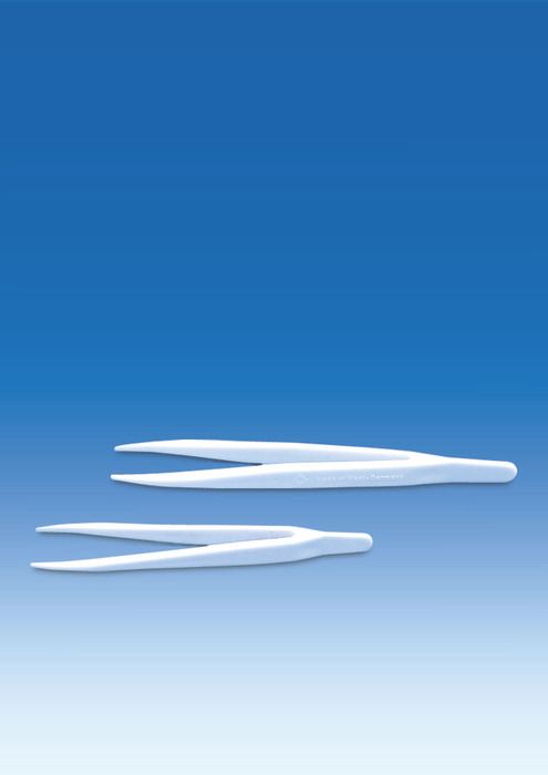 Forceps, POM, rounded ends, 115mm, pack of 5