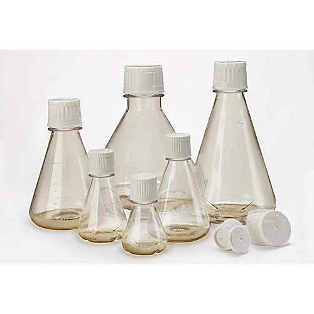 Shaker flask, 3000ml flat bottom
