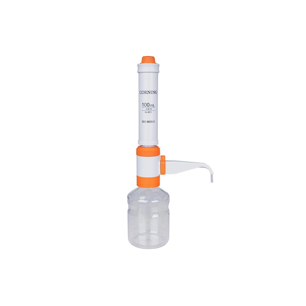 Corning, Bottle Top Dispenser, volume range, 10 - 100 mL, thread GL45