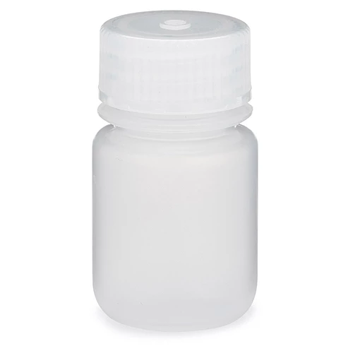 Bottle, Wide Mouth, PP Bottle, Attached PP Screw Cap, 30mL, 12/Pack - cs-72