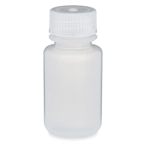Bottle, Wide Mouth, PP Bottle, Attached PP Screw Cap, 60mL, 12/Pack - cs-72