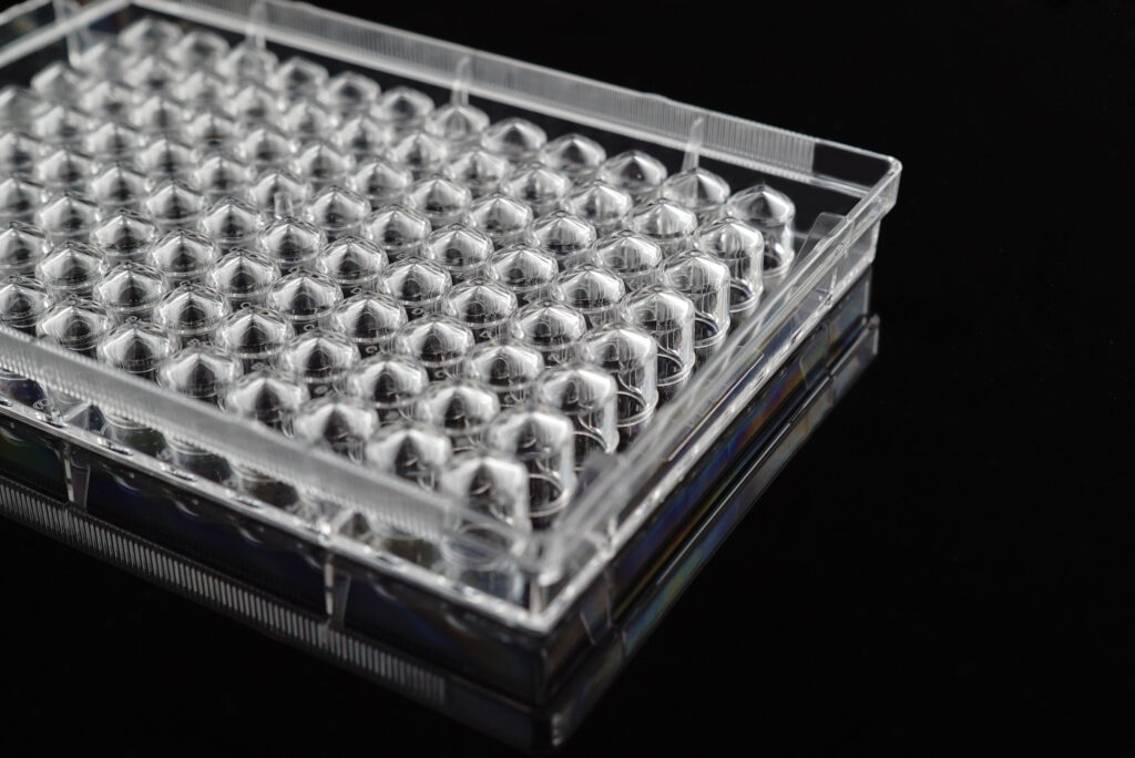 96 Well Cell Culture Plate, V-bottom, TC, sterile 1/pk, 100/cs