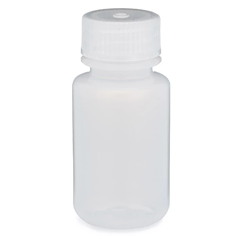 Bottle, Wide Mouth, LDPE Bottle, Attached PP Screw Cap, 60mL, 12/Pack