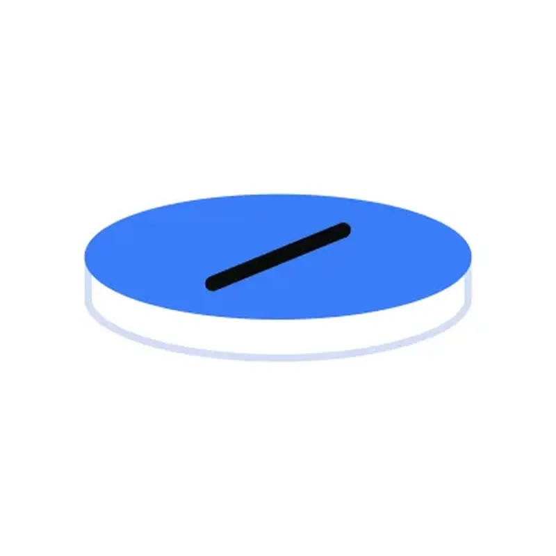 N 9 septa, Silicone white/PTFE blue, 55°, 1.0 mm