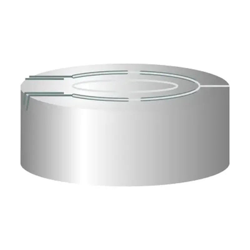 N20 Aluminium Complete Tear Off Cap, silver Butyl dark gray/centrical PTFE-lamination gray