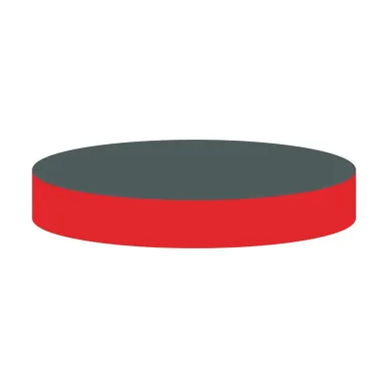 N 20 septa Butyl red/PTFE gray, 50° , 3 mm