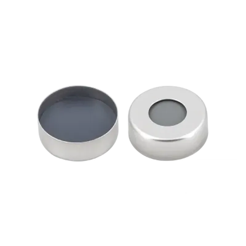 N20 Aluminium crimp cap, silver