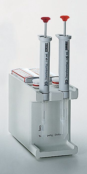 Transferpettor stand: Holds two instruments & accessories
