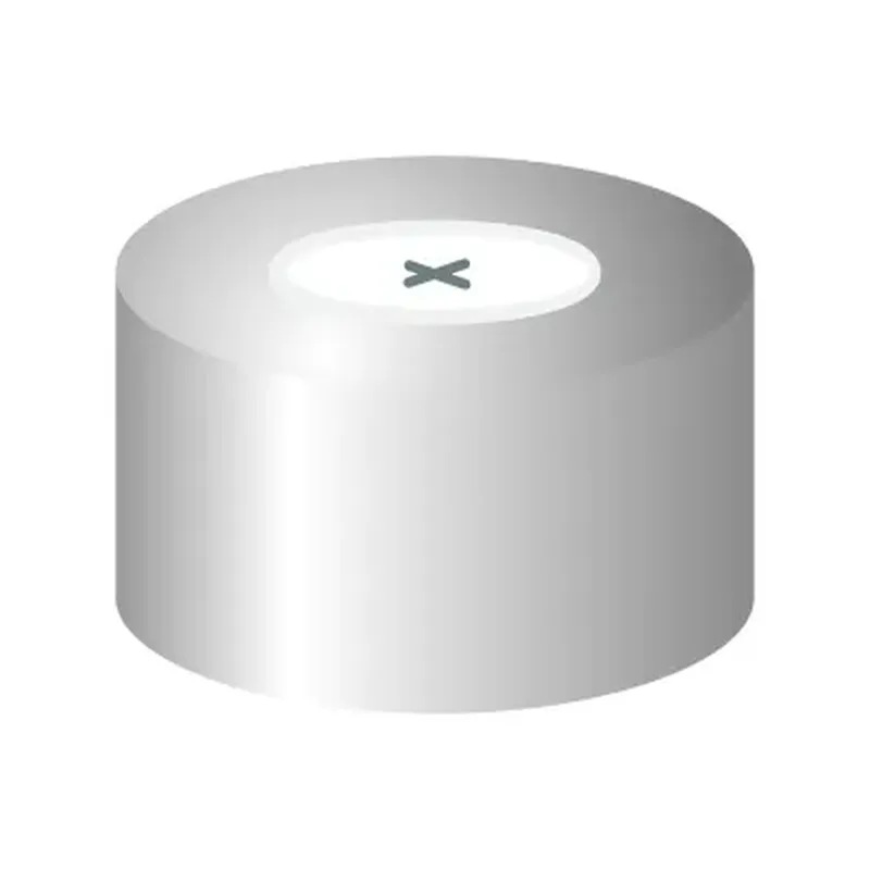 N11 Aluminium crimp cap, silver