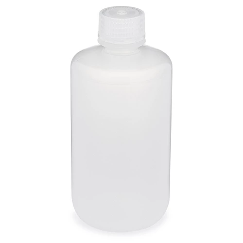 Bottle, Narrow Mouth, PP Bottle, Attached PP Screw Cap, 250mL, 12/Pack