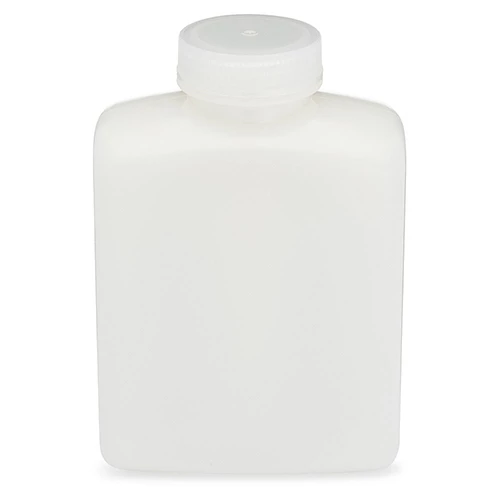 Bottle, Rectangular, HDPE Bottle, 53mm PP Screw Cap, 1000mL (32oz), 6/Pack - CS/24