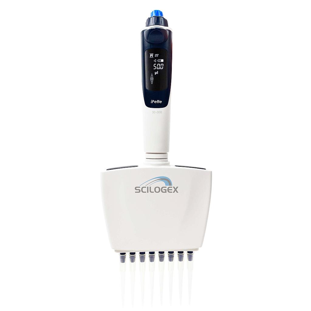 iPette Plus 8-Channel Electronic Pipettor, 0.5-10ul, 110-220V, 50/60Hz, UK Plug