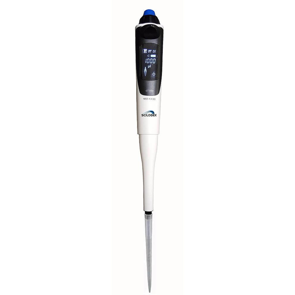 iPette Plus Single Channel Electronic Pipettor, 100-1000ul, 110-220V, 50/60Hz, Euro Plug