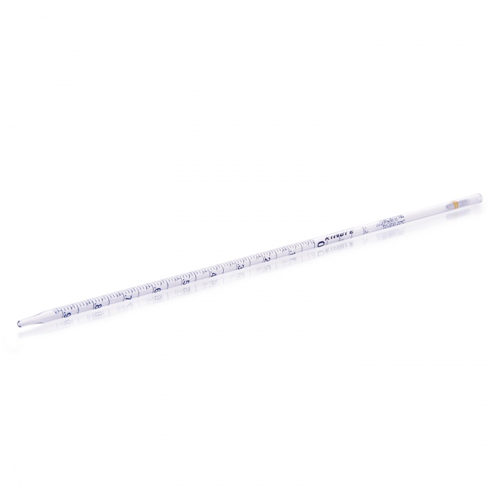 Sterile Disposable Glass TD Color-Coded Serological Pipette Single,YELLOW,1ML