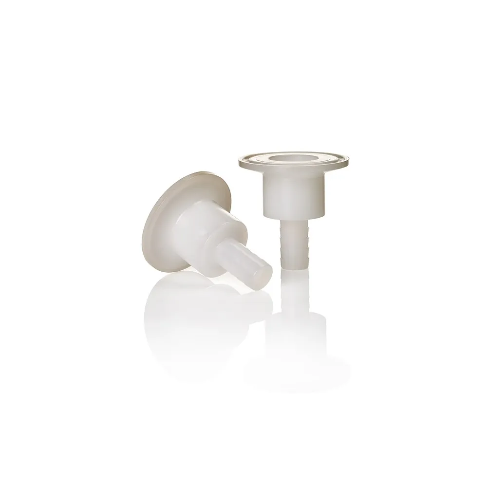 Fitting Sanitary Adapter 1" TriClamp PP 1/2" Hose Barb