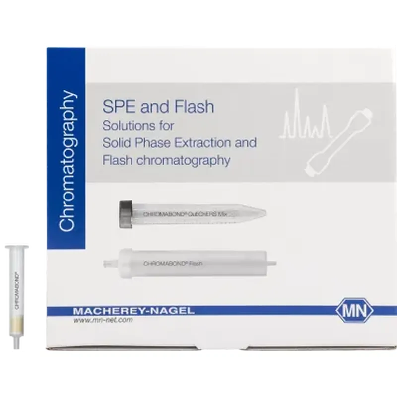 CHROMABOND columns HR-X, volume: 3 mL, content of , 200 mg