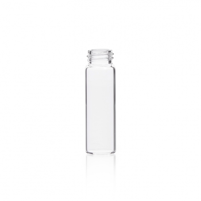 Glass Scintillation Vial GPI Finish, Polyethylene,KG33,PP/PULP CAP OFF,7ML