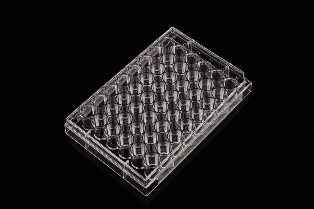 48 Well Cell Culture Plate, Flat, TC, sterile 1/pk, 50/cs