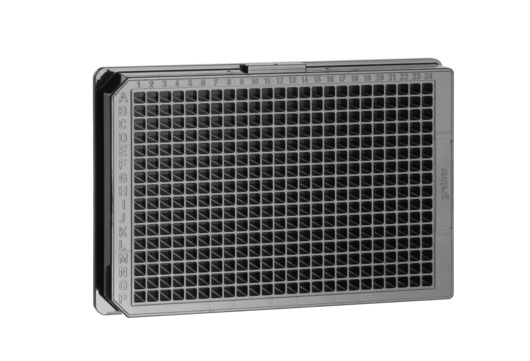 SENSOPLATE,BLACK,384 WELL GLASS BOTTOM,S