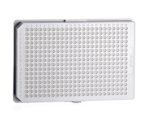 384W PCR Plate, PP, Full-Skirt, ABI Compatible, Natural