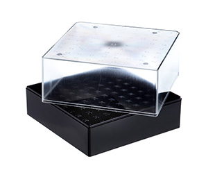 CRYO RACK FOR 48 TUBES, LOW, LIGHT BLUE