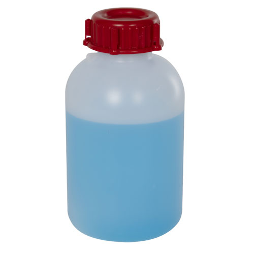 Sealable Bottle WM w/ Cap, HDPE 250mL