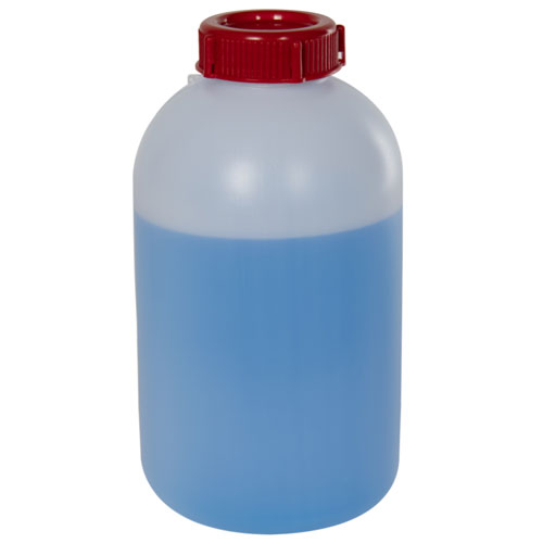 Sealable Bottle WM w/ Cap, HDPE 2000mL