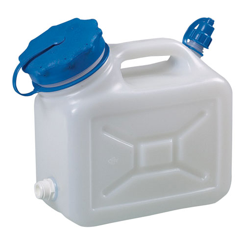 Jerrycan w 0.75" Thread Connect, HDPE 5L