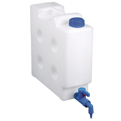 Jerrycan Compact w Angled Stopcock Set 10L, 1/EA