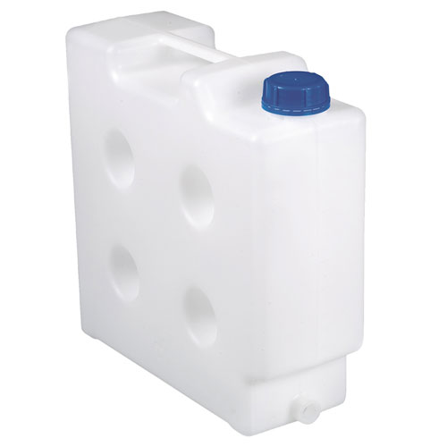 Jerrycan Compact w 0.75" Thread, PP 10L, 1/EA
