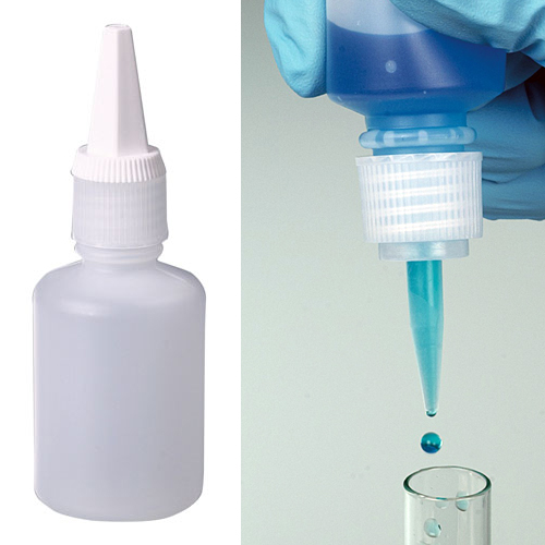 Bottle Drop-Boy PE w PP Screw Cap, 50mL, 10/PK