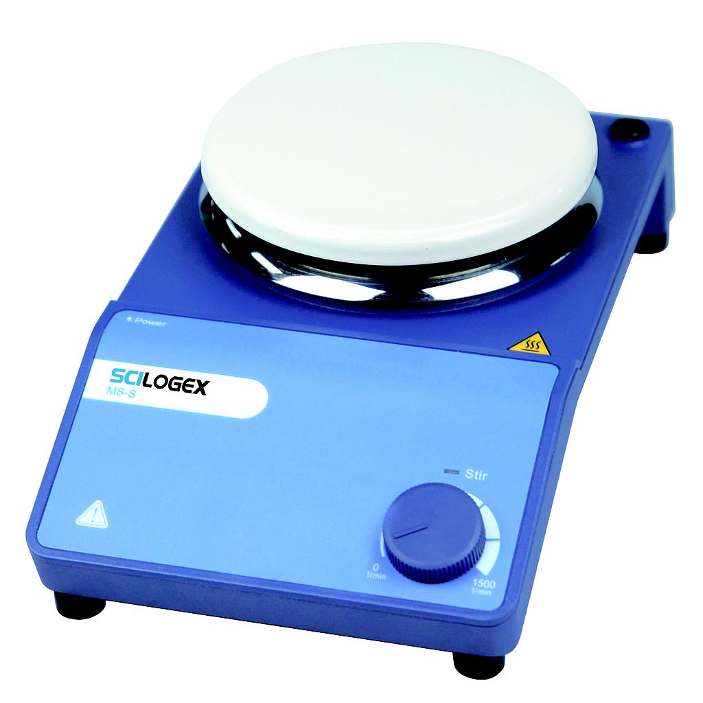 SCI-S Circular Analog Magnetic Stirrer, ceramic plate, 220-240V, 50/60Hz, Euro Plug